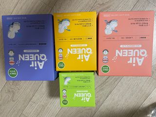 에어퀸 뉴브레스 유기농 생리대 4종 (팬티라이너 20P + 중형 10P + 대형 10P + 오버나이트 8P)_체험단 — 4.5점을 준 리뷰어가 2024년 8월 올린 사용 사진