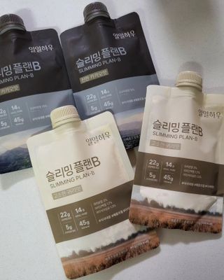 일일하우 슬리밍 플랜B 고소한 귀리맛, 진한 카카오맛 (체중조절식) — 4점을 준 리뷰어가 2023년 7월 올린 사용 사진