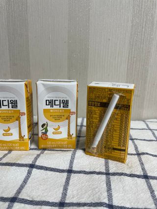 메디웰 페디아드링크 미니 바나나맛 — 5점을 준 리뷰어가 2022년 8월 올린 사용 사진