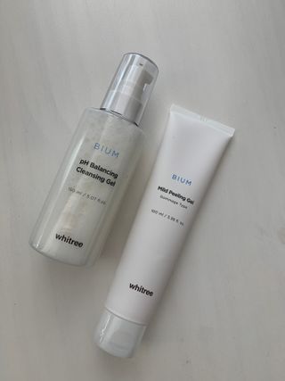 화이트리 비움 약산성 클렌징젤 ,마일드 필링젤 세트 — 5점을 준 리뷰어가 2021년 2월 올린 사용 사진