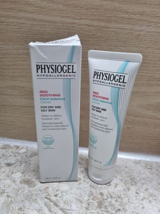 피지오겔 레드수딩 시카밸런스 크림 50ml — 5점을 준 리뷰어가 2022년 4월 올린 사용 사진