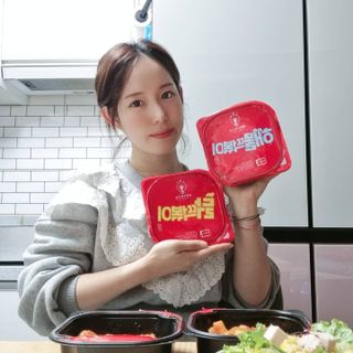 한성기업 무볼레 닭떡볶이+해물떡볶이 2종 세트 — 5점을 준 리뷰어가 2021년 10월 올린 사용 사진