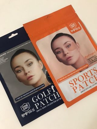 원에이드 알로에사포나리아 투명 골프패치 & 원에이드 하이드로겔 스포츠패치 — 4점을 준 리뷰어가 2022년 8월 올린 사용 사진