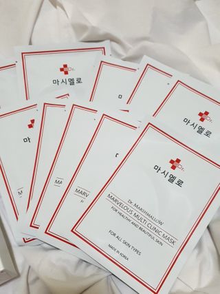 닥터마시멜로 마블러스 멀티 클리닉 마스크 — 5점을 준 리뷰어가 2021년 3월 올린 사용 사진