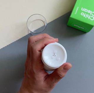 whol 키토클린 200ml - 항균항바이러스 강아지 눈 코 입 귀 세정탈취 고양이 턱드름제거 무향 워터리스 대용량 — 5점을 준 리뷰어가 2022년 10월 올린 사용 사진