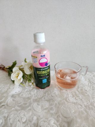 더그레잇티 콤부차 [매일유업] 더그레잇티 44kcal 콤부차 300ml *12개입 (오리지널 6개+베리리치 6개) — 5점을 준 리뷰어가 2023년 7월 올린 사용 사진