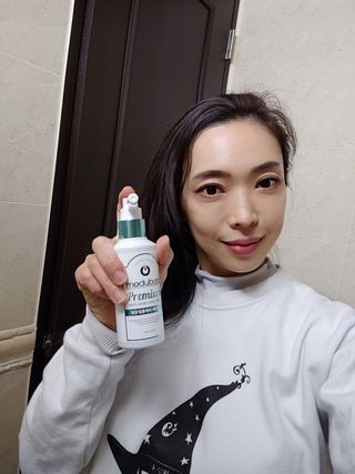 모두발라 탈모집중케어 헤어토닉 — 5점을 준 리뷰어가 2021년 12월 올린 사용 사진