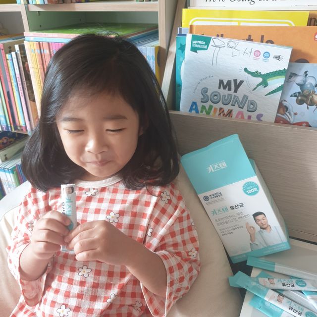 연세생활건강 키즈텐 유산균 1BOX (30포) 리뷰 사진