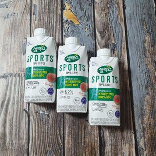 셀렉스스포츠 셀렉스 스포츠 웨이 프로틴 복숭아_ 330ml x 12팩 — 5점을 준 리뷰어가 2021년 10월 올린 사용 사진