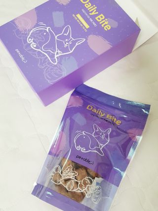 펫에이블 데일리바이트 키토 [비프], [치킨] — 5점을 준 리뷰어가 2021년 8월 올린 사용 사진