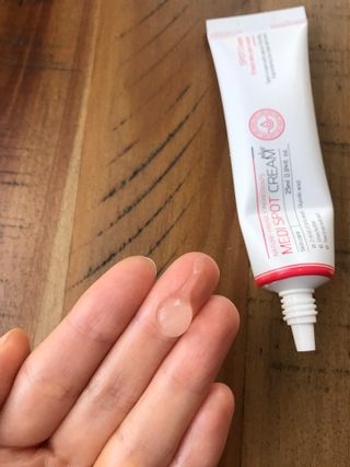 작심연구소 바르는 피부과 레이저 메디스팟크림 플러스 — 5점을 준 리뷰어가 2022년 6월 올린 사용 사진