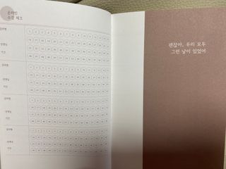 응원과 위로가 필요한 당신에게  리훈 하고싶은말 스터디 플래너 — 5점을 준 리뷰어가 2021년 3월 올린 사용 사진
