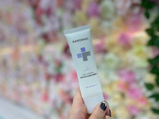 바노바기 코스메틱 바노바기 밀크씨슬 리페어 시카 선스크린 플러스 50ml — 5점을 준 리뷰어가 2023년 3월 올린 사용 사진