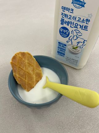 프리_[덴마크] 진하고 더 고소한 플레인 요거트 1.8L — 5점을 준 리뷰어가 2025년 7월 올린 사용 사진