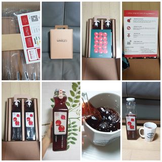[바이윙클] 페르시아 유기농 석류 착즙주스 750ml 2병 + 선물박스 세트 — 5점을 준 리뷰어가 2022년 2월 올린 사용 사진