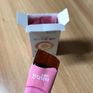 [인디닥터] 면역 생생 핑크 이뮨 젤리 — 5점을 준 리뷰어가 2022년 6월 올린 사용 사진