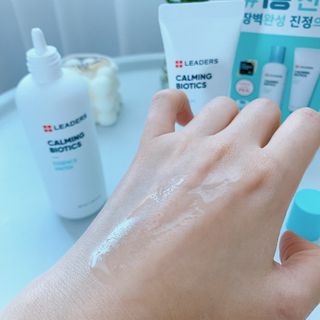 리더스코스메틱 리더스 카밍 바이오틱스 #1등 진정 기획세트 [에센스 워터150ml + 크림 마스크80ml] — 5점을 준 리뷰어가 2022년 9월 올린 사용 사진
