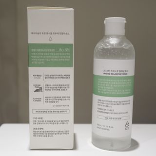 나나스킨 하이드로릴렉싱토너 — 5점을 준 리뷰어가 2021년 5월 올린 사용 사진