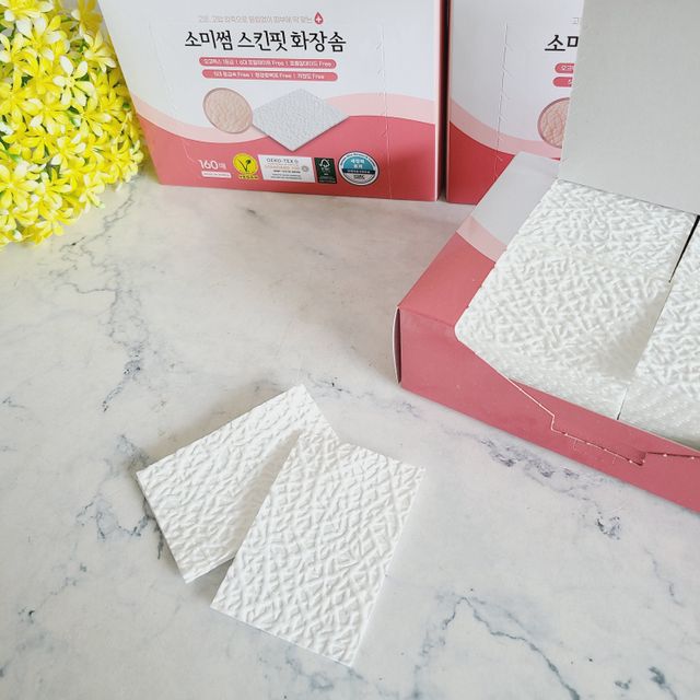 소미썸 스킨핏 화장솜 리뷰 사진
