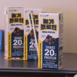 바디랩 프로틴음료 단백질쉐이크 메가프로틴 — 5점을 준 리뷰어가 2022년 4월 올린 사용 사진