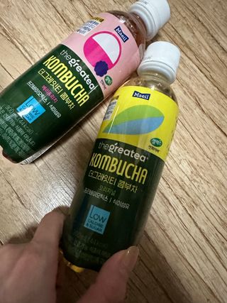 더그레잇티 콤부차 [매일유업] 더그레잇티 44kcal 콤부차 300ml *12개입 (오리지널 6개+베리리치 6개) — 5점을 준 리뷰어가 2023년 8월 올린 사용 사진