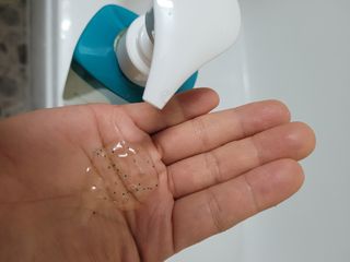모두발라 마이크로 비타캡슐 탈모샴푸 — 5점을 준 리뷰어가 2022년 1월 올린 사용 사진
