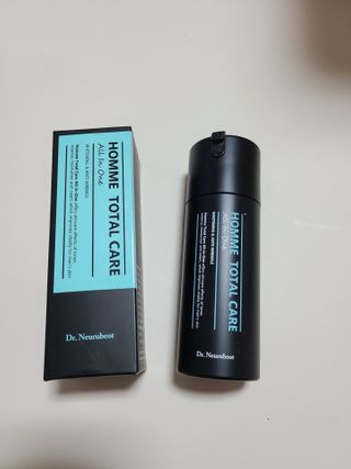 Dr.느루벗 느루벗 옴므 토탈 케어 올인원 118ml 남자 남성 스킨 로션 에센스 크림 화장품 — 5점을 준 리뷰어가 2021년 2월 올린 사용 사진