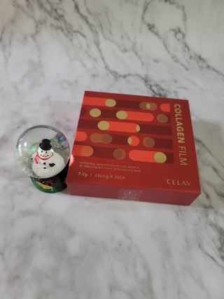 프리마인 귀족의 콜라겐, 92배 흡수율. 럭셔리 프리미엄 셀라브 콜라겐필름 30매 — 5점을 준 리뷰어가 2021년 12월 올린 사용 사진