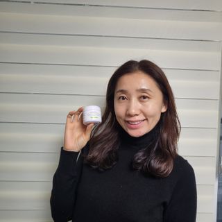 [녹산] 그린 솔루션 멀티 수분 앰플 + 그린 솔루션 멀티 수분크림 — 5점을 준 리뷰어가 2022년 11월 올린 사용 사진