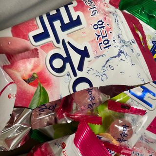 청포도캔디 복숭아캔디 — 5점을 준 리뷰어가 2022년 11월 올린 사용 사진