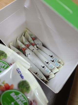 씨디랩 속이 편한 강아지 사료 소프트발란스 기호성 좋은 발효사료 피부와 위장 관절과 위장 — 5점을 준 리뷰어가 2021년 4월 올린 사용 사진