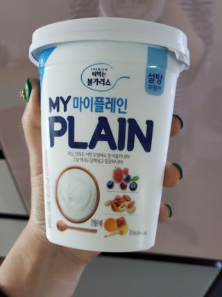 떠먹는불가리스 마이플레인 요거트 435g 6개입 — 5점을 준 리뷰어가 2021년 4월 올린 사용 사진