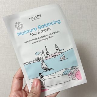 세뚜아(Cettua) [세뚜아] 모이스처 밸런싱 페이셜 마스크 Cettua Moisture Balancing Facial Mask 5매 — 5점을 준 리뷰어가 2024년 3월 올린 사용 사진