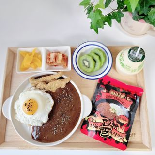 불타 지옥불카레 불지옥맛 180g x 3봉 — 5점을 준 리뷰어가 2021년 6월 올린 사용 사진