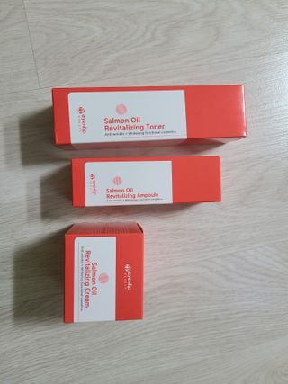 아이앤립 / EYENLIP 아이앤립 연어오일 리바이탈라이징 토너+앰플+크림 3종 세트 — 5점을 준 리뷰어가 2021년 6월 올린 사용 사진