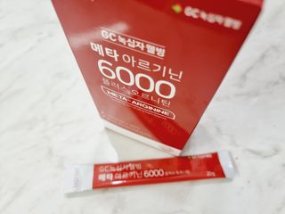 메타아르기닌 GC녹십자웰빙 메타 아르기닌 6000 플러스 오르니틴 — 5점을 준 리뷰어가 2022년 4월 올린 사용 사진