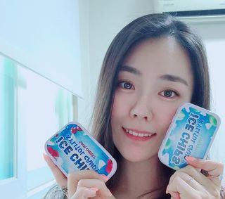 [아이스칩스] 무설탕 비건 자일리톨 캔디 7종 2개기준 — 5점을 준 리뷰어가 2021년 7월 올린 사용 사진