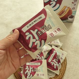 찰초코파이 앙크림 찰 초코파이 정 앙크림 — 5점을 준 리뷰어가 2020년 12월 올린 사용 사진