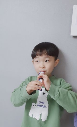 키즈텐플러스 연세 키즈텐 플러스 1개월 — 5점을 준 리뷰어가 2021년 4월 올린 사용 사진