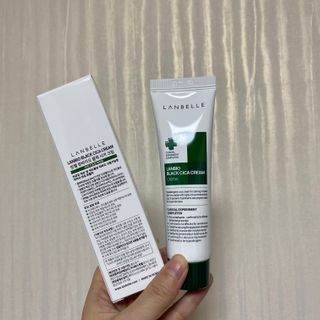 랑벨 랑바이오 블랙 시카 크림 50ml(블랙비 프로폴리스, 시카 4종, 판테놀 10 함유) — 5점을 준 리뷰어가 2022년 6월 올린 사용 사진