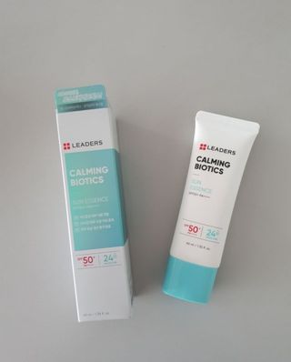 리더스코스메틱 리더스 카밍 바이오틱스 선 에센스 SPF 50+ PA++++ — 5점을 준 리뷰어가 2022년 6월 올린 사용 사진