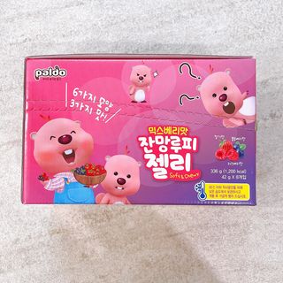 [팔도] 잔망루피젤리 믹스베리맛 42g 8개 — 5점을 준 리뷰어가 2022년 1월 올린 사용 사진