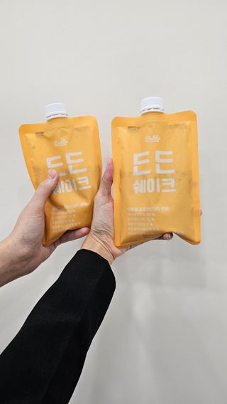 [덜다] 든든 식물성 단백질 쉐이크 40g X 7입 (곡물/딸기) — 4점을 준 리뷰어가 2023년 7월 올린 사용 사진