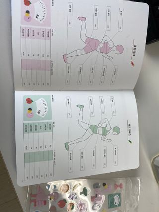 리훈 하밍이와 함께하는 숨은라인찾기 다이어트 플래너 — 5점을 준 리뷰어가 2021년 4월 올린 사용 사진