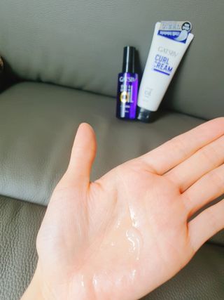 [갸스비] 곱슬 머리부터 파마까지 남자의 컬을 위한 갸스비 컬크림 — 5점을 준 리뷰어가 2021년 5월 올린 사용 사진