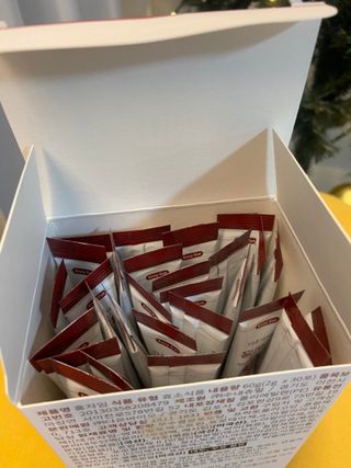하루 1포로 콜레스테롤, 유산균, 고역가 소화효소까지 한번에 섭취! 다온바이오 홍자임 1개월분(30포) — 5점을 준 리뷰어가 2022년 12월 올린 사용 사진