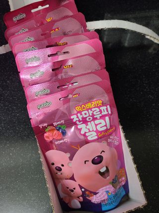 [팔도] 잔망루피젤리 믹스베리맛 42g 8개 — 5점을 준 리뷰어가 2022년 2월 올린 사용 사진