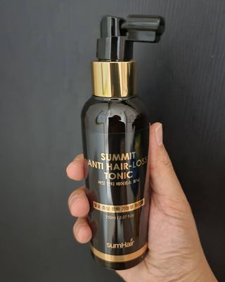 썸헤어 / SUMHAIR 썸헤어 써밋 안티 헤어로스 토닉 — 5점을 준 리뷰어가 2021년 5월 올린 사용 사진