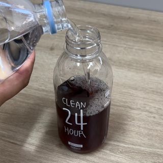 클린24시간 1BOX(5포) + 전용보틀(500ml) — 5점을 준 리뷰어가 2022년 9월 올린 사용 사진