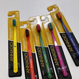 [지오클린] 안나지오 구취케어  기능성 치약 칫솔 세트 (칫솔 5 개+치약 100g 1 개 ) — 5점을 준 리뷰어가 2022년 6월 올린 사용 사진